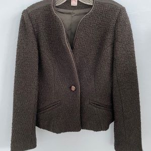 French fitted wool jacket